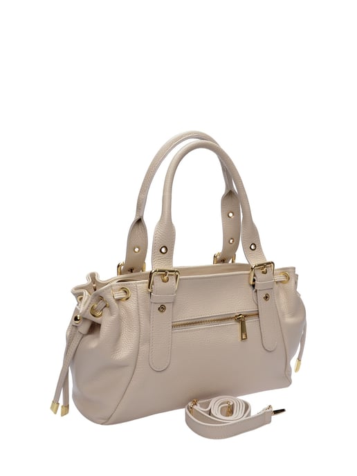 Anna Luchini Beige Rindsledertasche - Image 2
