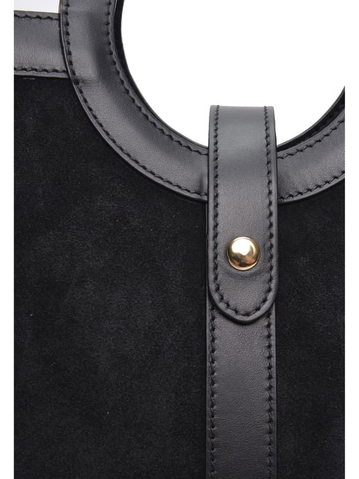 Anna Luchini Schwarz Rindsledertasche - Image 3