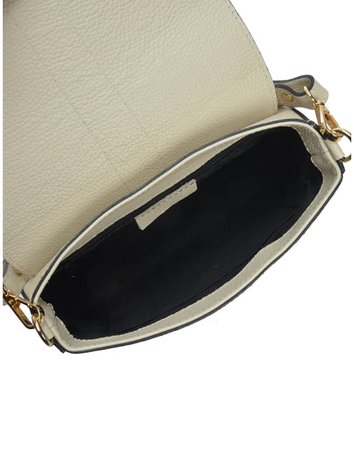 Anna Luchini Beige Rindsledertasche - Image 4