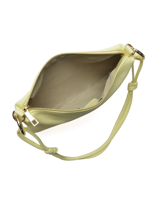 Anna Luchini Gelb Rindsledertasche - Image 4