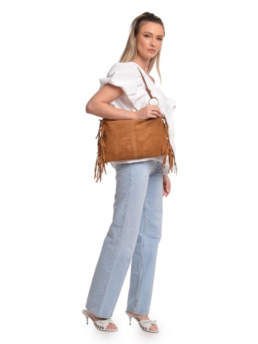 Isabella Rhea Braun Rindsledertasche - Image 5