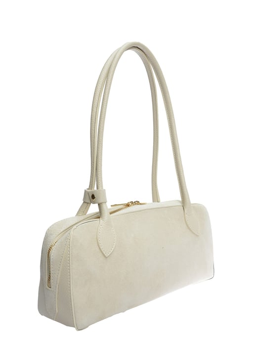 Anna Luchini Beige Rindsledertasche - Image 2