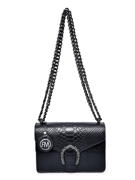 Roberta M Schwarz Rindsledertasche - Image 1