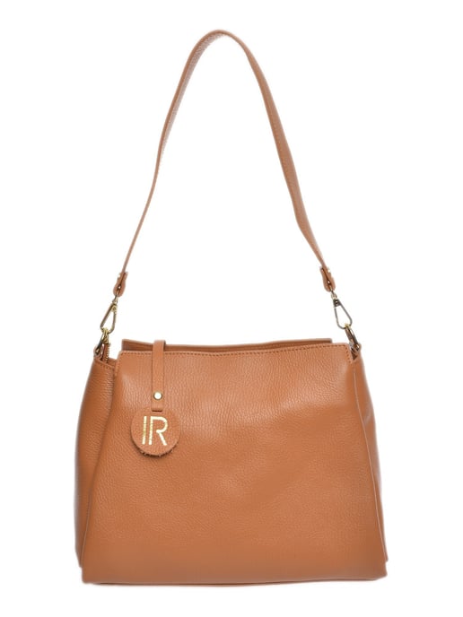 Isabella Rhea Braun Rindsledertasche - Image 1