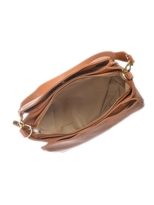 Isabella Rhea Braun Rindsledertasche - Image 4