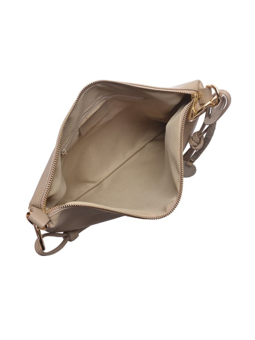 Luisa Vannini Beige Rindsledertasche - Image 4