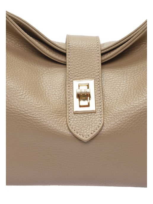 Anna Luchini Beige Rindsledertasche - Image 3