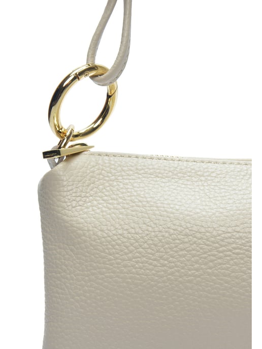 Anna Luchini Beige Rindsledertasche - Image 3