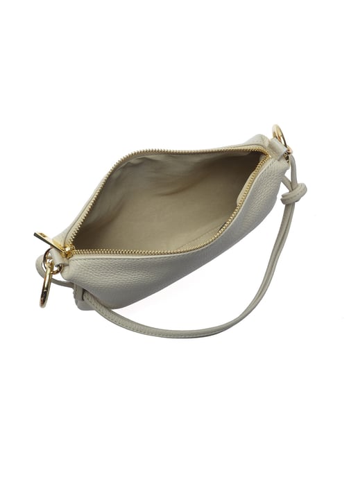Anna Luchini Beige Rindsledertasche - Image 4