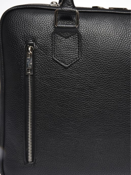 Luisa Vannini Schwarz Rindsledertasche - Image 3
