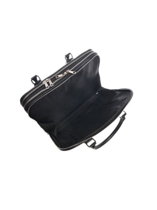 Luisa Vannini Schwarz Rindsledertasche - Image 4