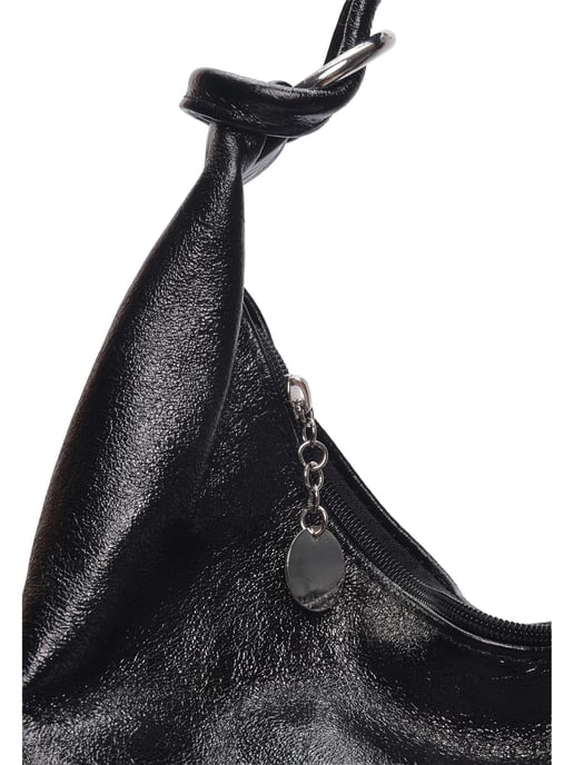 Anna Luchini Schwarz Rindsledertasche - Image 3