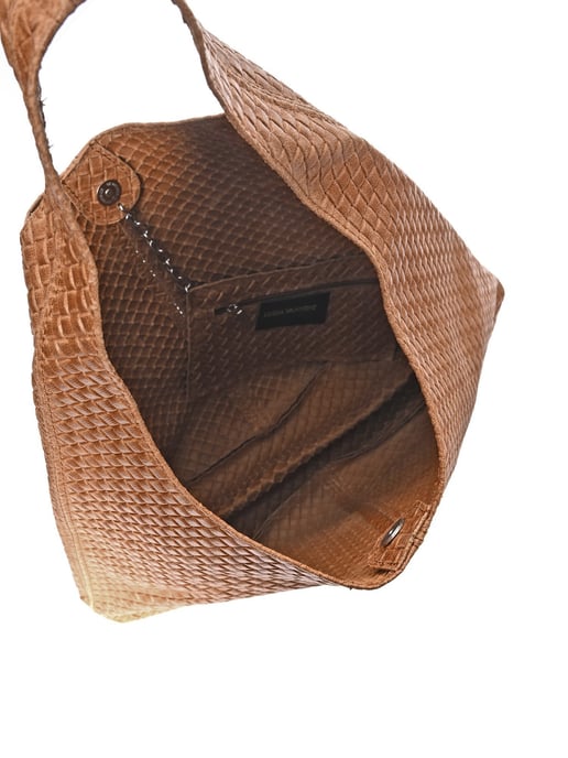 Luisa Vannini Braun Rindsledertasche - Image 4