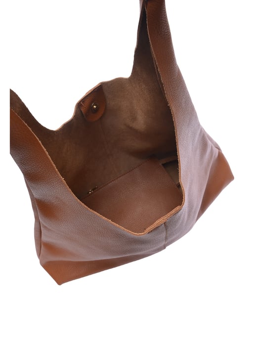 Luisa Vannini Braun Rindsledertasche - Image 4