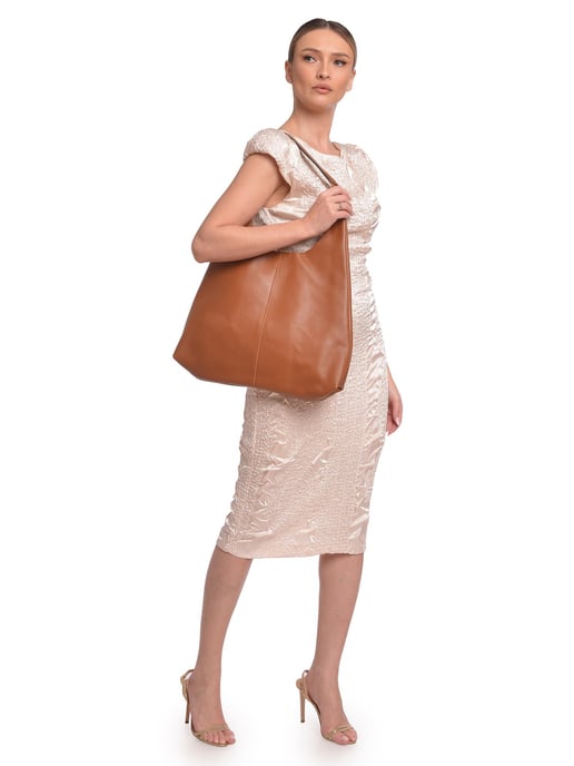 Luisa Vannini Braun Rindsledertasche - Image 5