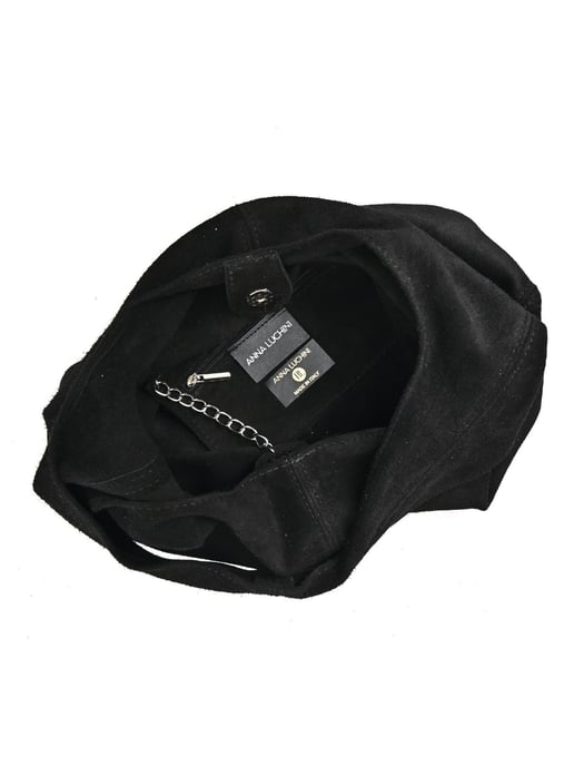 Anna Luchini Schwarz Rindsledertasche - Image 4
