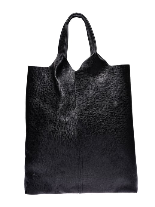 Anna Luchini Schwarz Rindsledertasche - Image 1