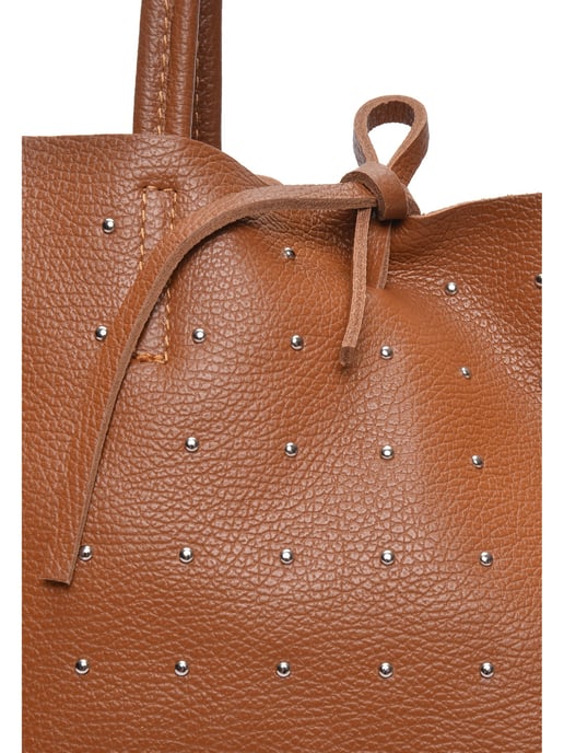 Isabella Rhea Braun Rindsledertasche - Image 3