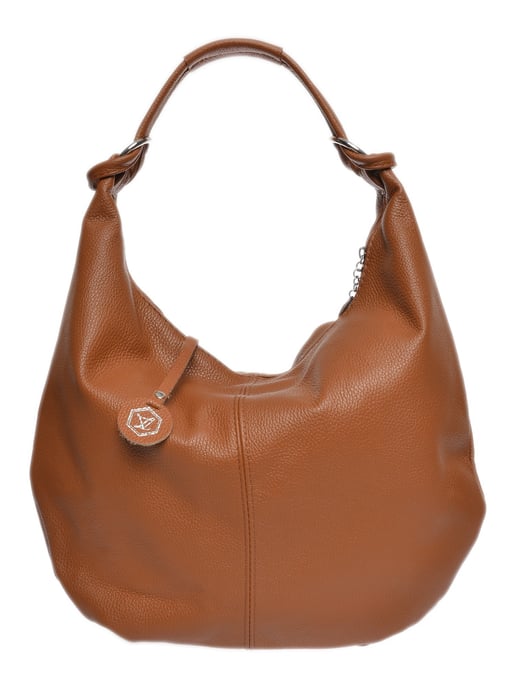 Luisa Vannini Braun Rindsledertasche - Image 1