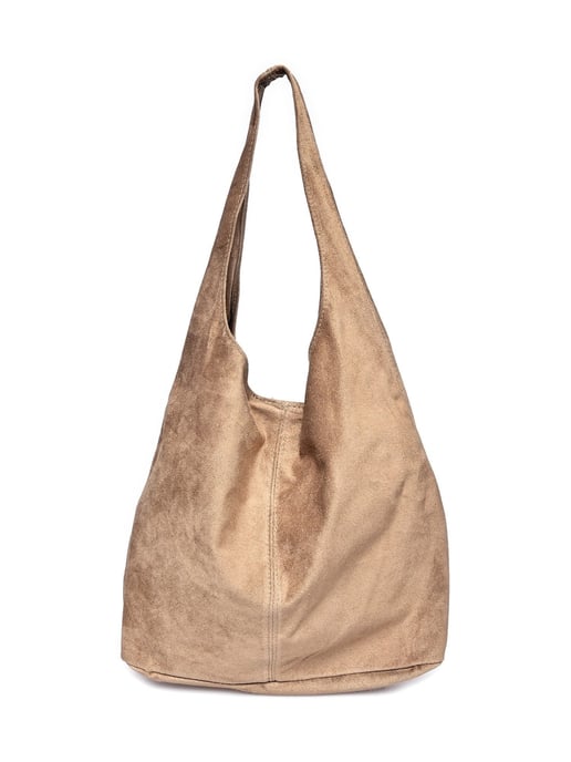 Anna Luchini Beige Rindsledertasche - Image 1