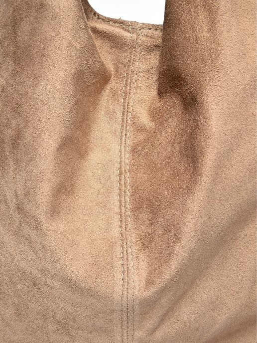 Anna Luchini Beige Rindsledertasche - Image 3