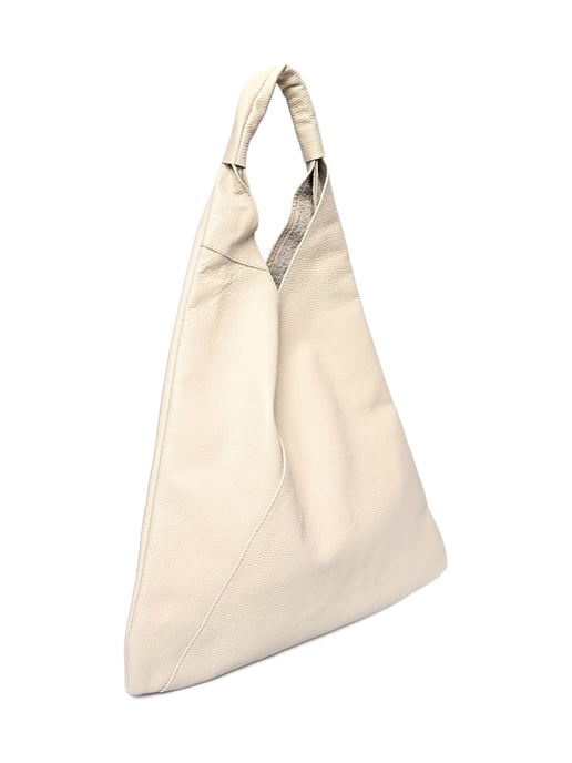 Anna Luchini Beige Rindsledertasche - Image 2