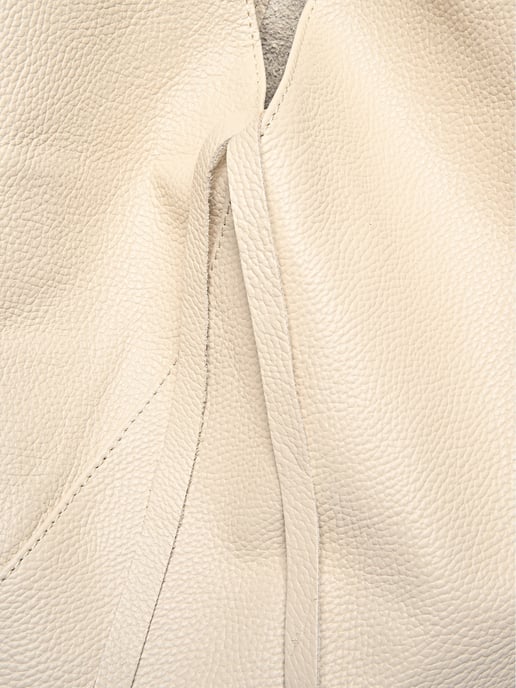 Anna Luchini Beige Rindsledertasche - Image 3