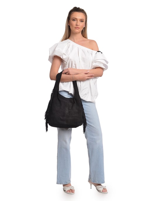 Isabella Rhea Schwarz Rindsledertasche - Image 5