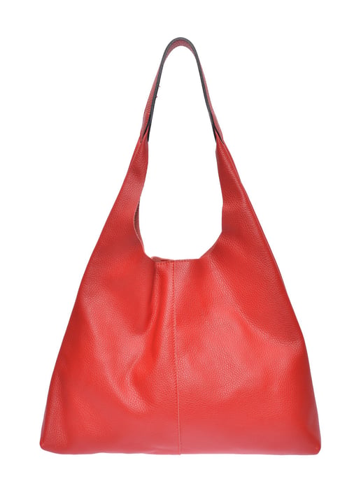 Luisa Vannini Rot Rindsledertasche - Image 1