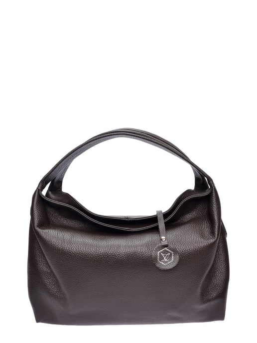 Luisa Vannini Kastanienbraun Rindsledertasche - Image 1