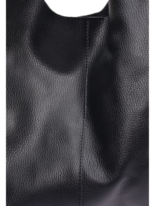 Luisa Vannini Schwarz Rindsledertasche - Image 3