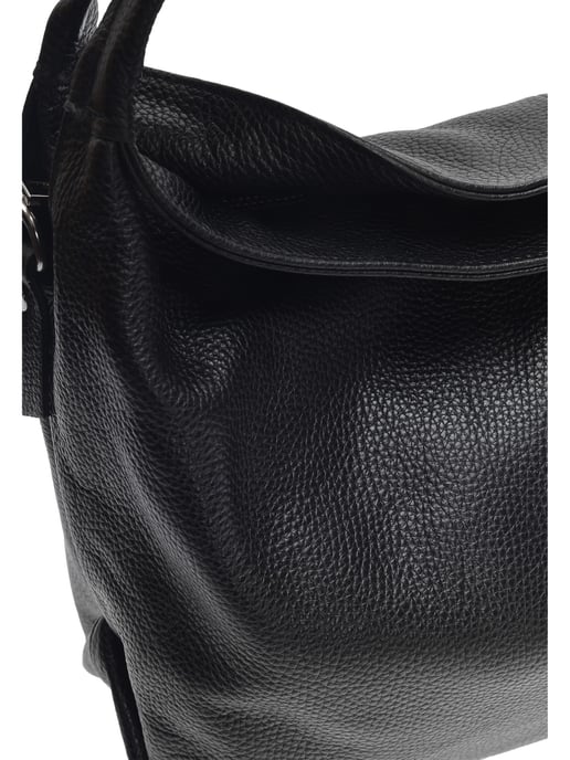 Luisa Vannini Schwarz Rindsledertasche - Image 3