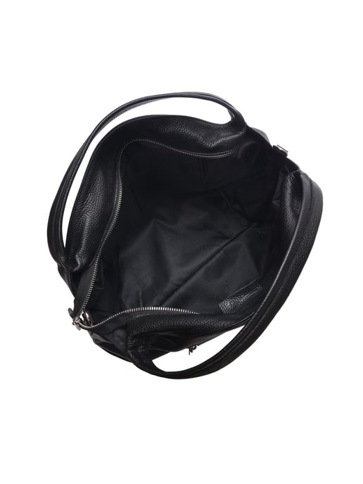 Luisa Vannini Schwarz Rindsledertasche - Image 4