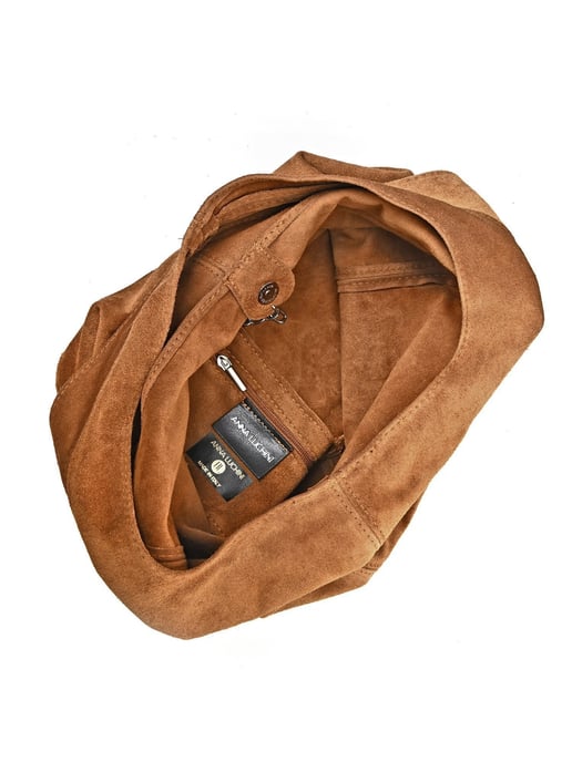 Anna Luchini Braun Rindsledertasche - Image 4