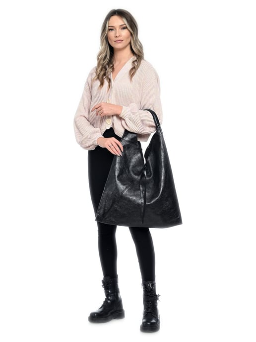 Isabella Rhea Schwarz Rindsledertasche - Image 5