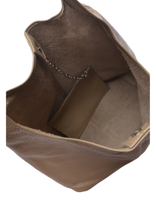 Roberta M Beige Rindsledertasche - Image 4