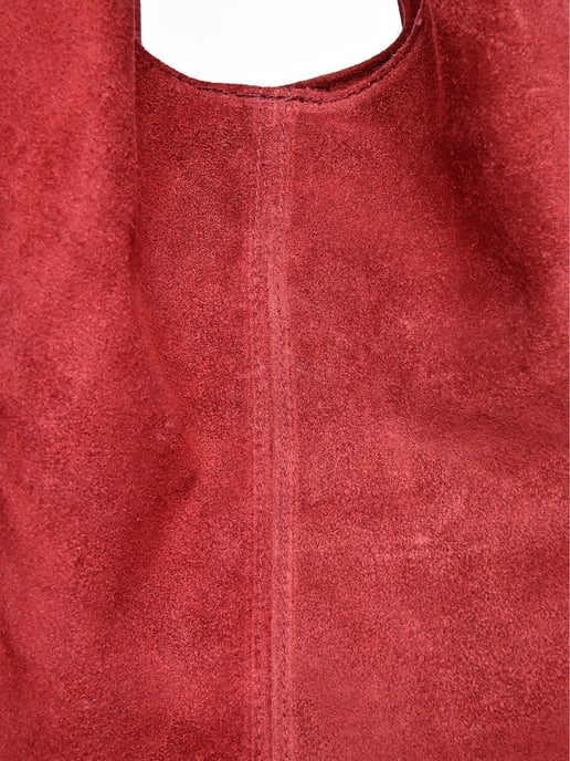 Anna Luchini Rot Rindsledertasche - Image 3