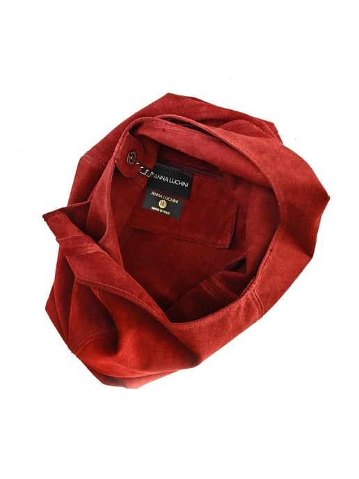 Anna Luchini Rot Rindsledertasche - Image 4
