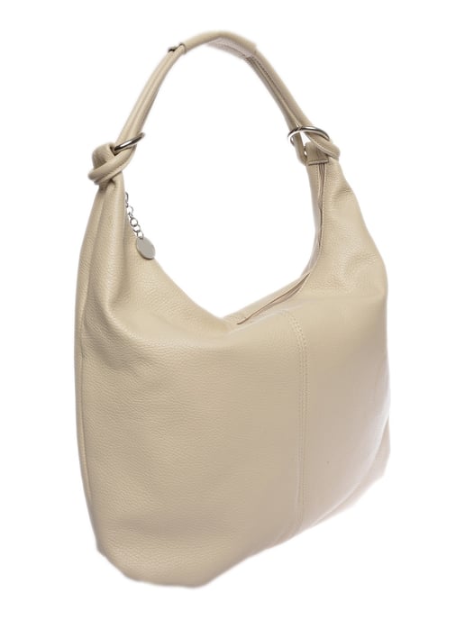 Luisa Vannini Beige Rindsledertasche - Image 2