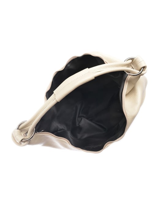 Luisa Vannini Beige Rindsledertasche - Image 4