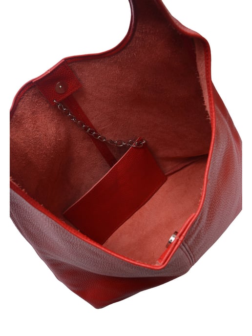 Roberta M Rot Rindsledertasche - Image 4