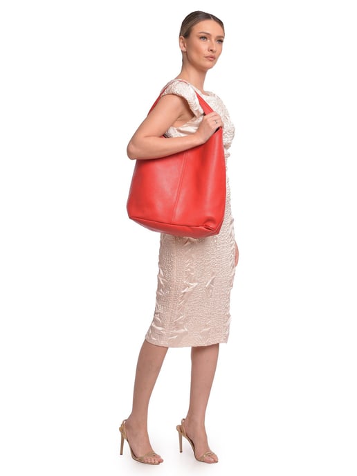 Roberta M Rot Rindsledertasche - Image 5