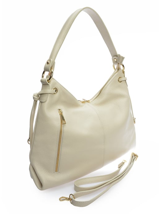 Isabella Rhea Beige Rindsledertasche - Image 2