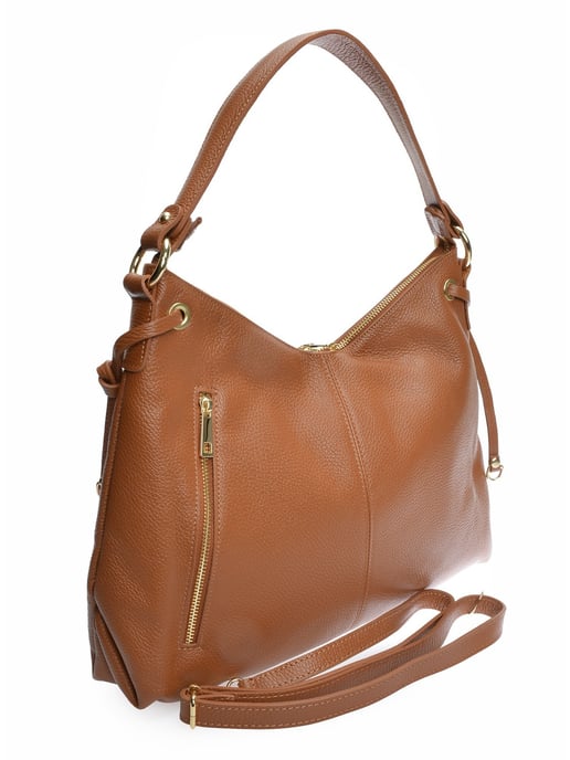 Isabella Rhea Braun Rindsledertasche - Image 2