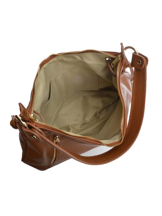 Isabella Rhea Braun Rindsledertasche - Image 4