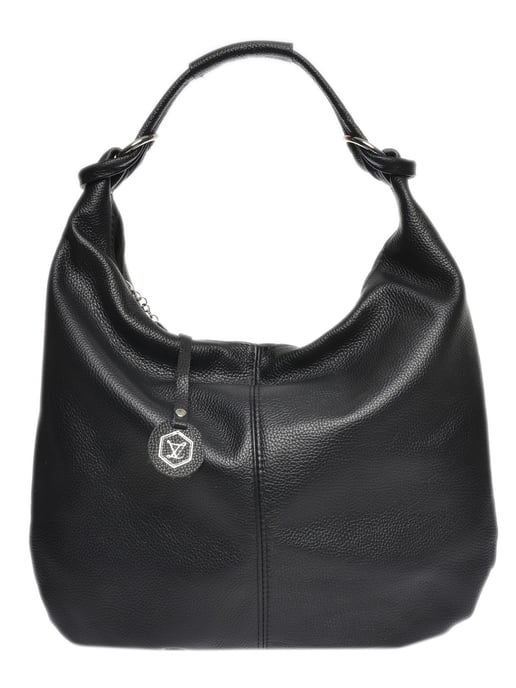 Luisa Vannini Schwarz Rindsledertasche - Image 1
