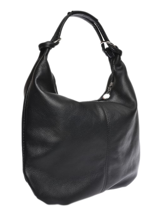 Luisa Vannini Schwarz Rindsledertasche - Image 2