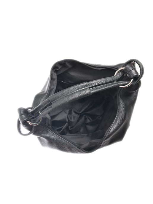 Luisa Vannini Schwarz Rindsledertasche - Image 4
