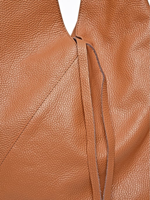 Anna Luchini Braun Rindsledertasche - Image 3