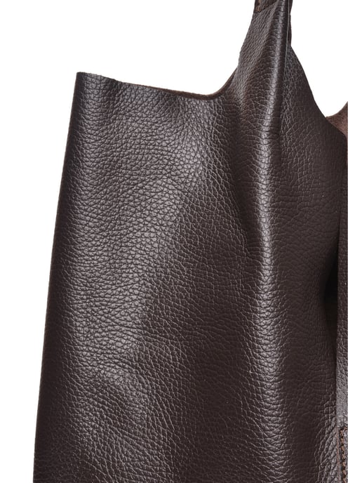 Anna Luchini Kastanienbraun Rindsledertasche - Image 3